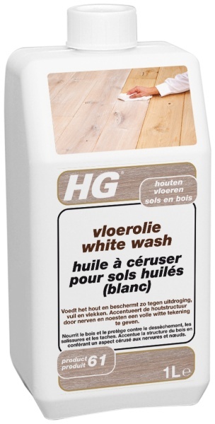 HG vloerolie white wash 1 liter